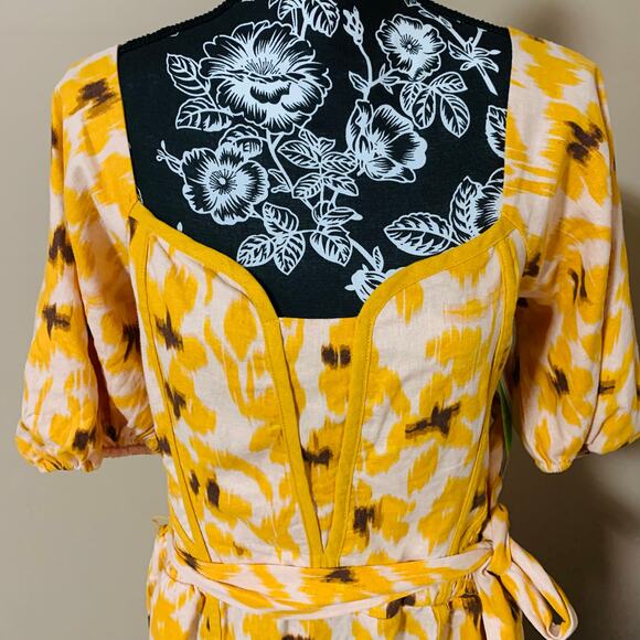 NWT Sam Elderman Sunshine Floral Dress - Picture 2 of 5